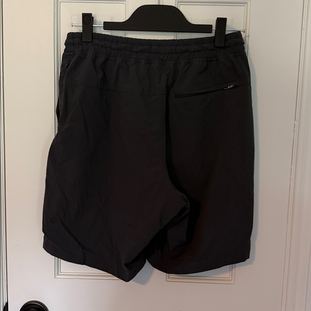 Black Drawstring Shorts - Picture 2 of 2